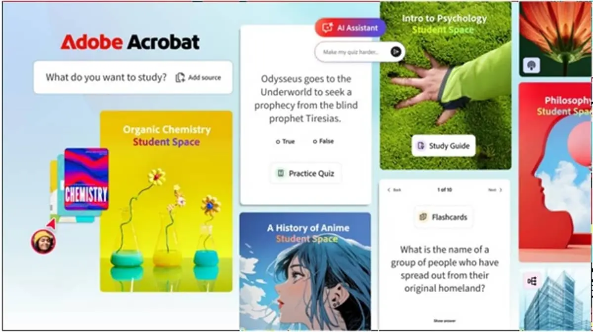 Adobe Unveils ‘Student Spaces’ in Acrobat, Bringing AI Tutoring and Smart Learning Tools to Classrooms