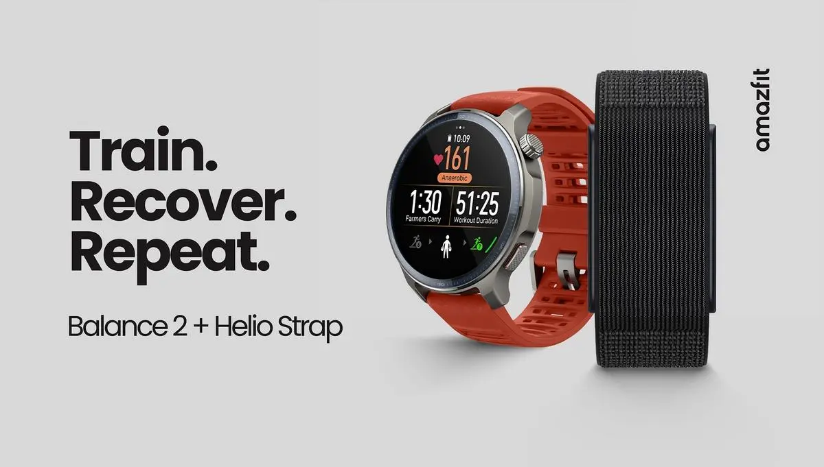 Amazfit launches Helio Strap and Balance 2 smartwatch in India: Price, specs revealed