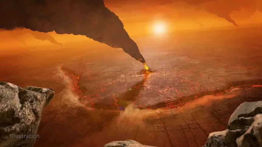 Ancient Lava Flows on Venus May Have Carved a Massive Subterranean Tunnel, Scientists Suggest