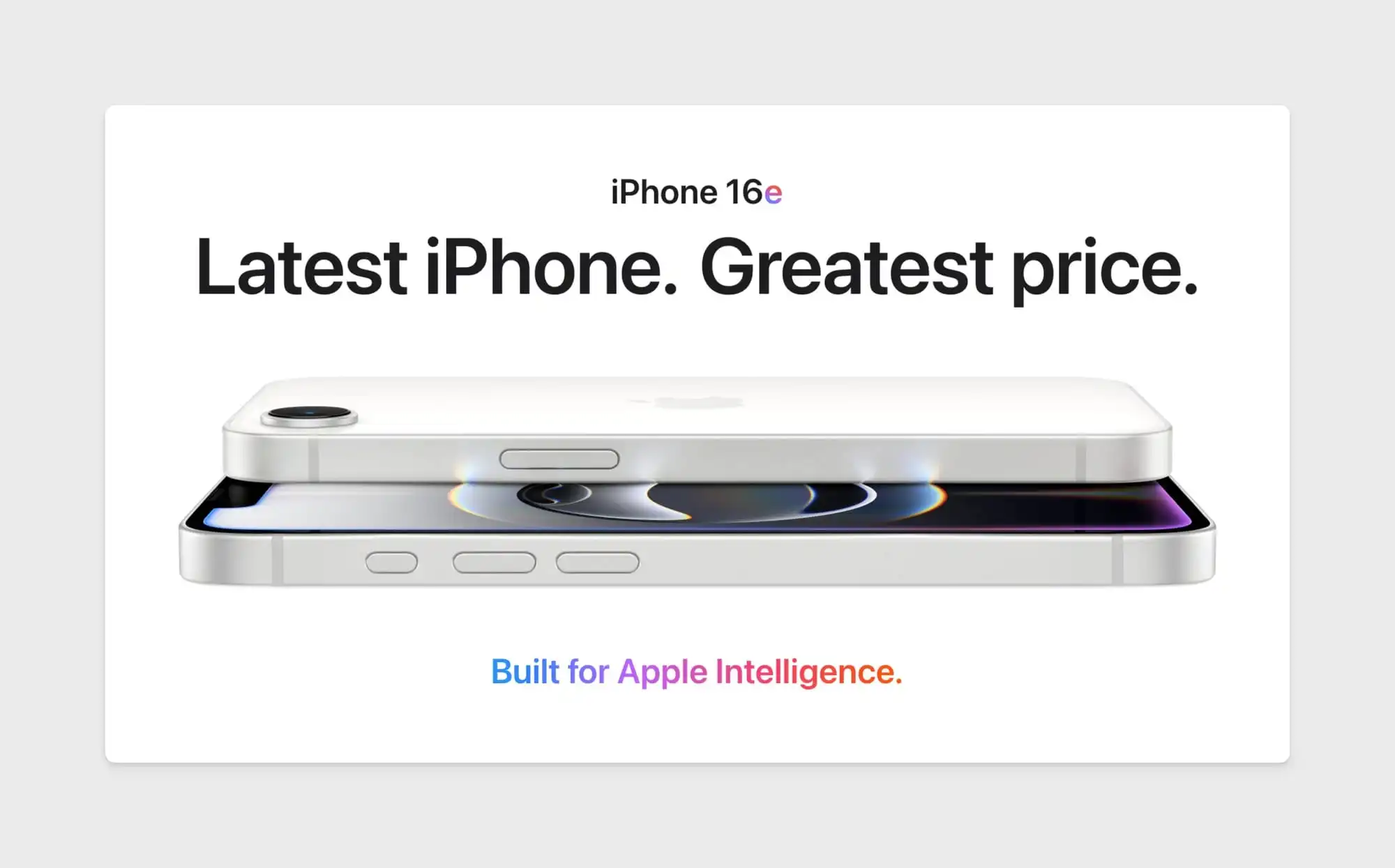 Apple Unveils iPhone 16e: Affordable Powerhouse with Stunning Display & Long Battery Life