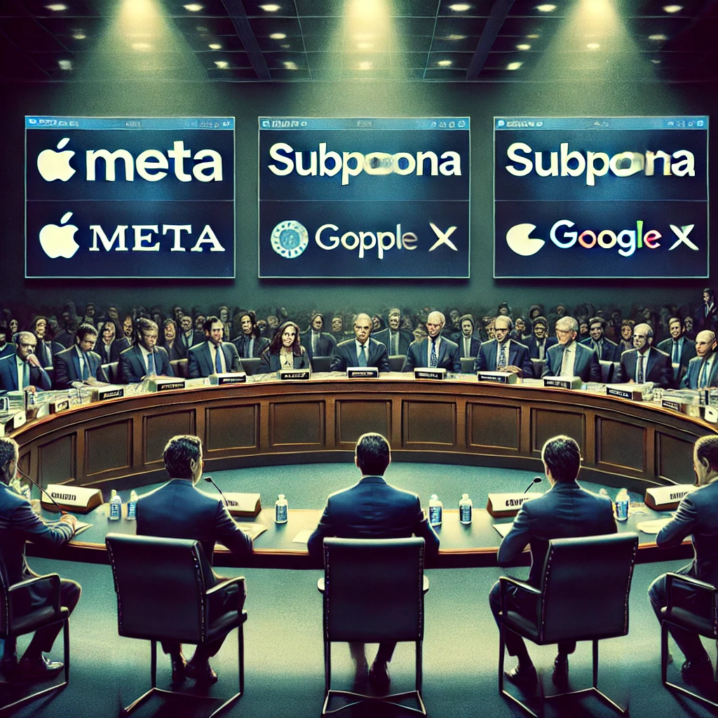 Big Tech Under Fire: US House Panel Subpoenas Meta, Apple, Google, and X Over Foreign Ties