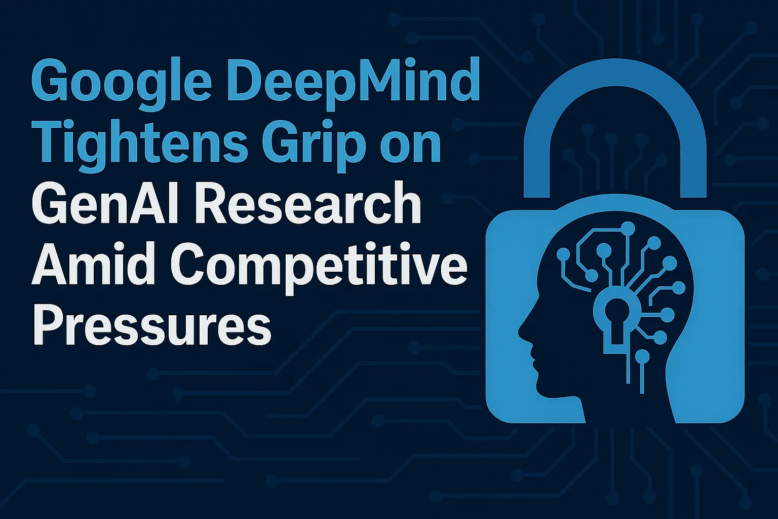Google DeepMind Tightens Grip on GenAI Research Amid Competitive Pressures