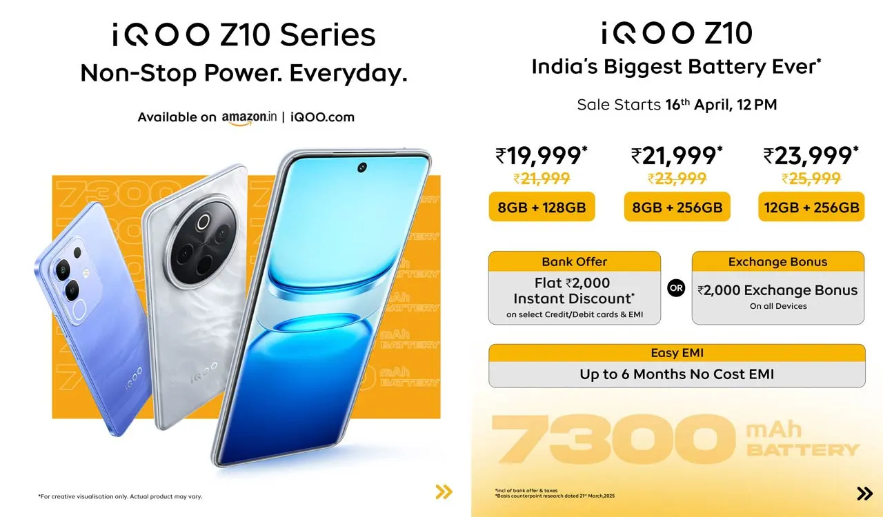 iQOO Z10 and Z10x Storm Into India: Giant Batteries, Smooth Displays, and Killer Prices