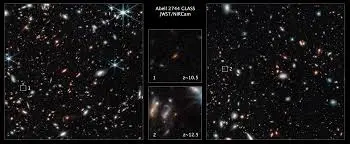 James Webb Telescope Unveils Chaotic Birth of the Universe’s First Galaxies