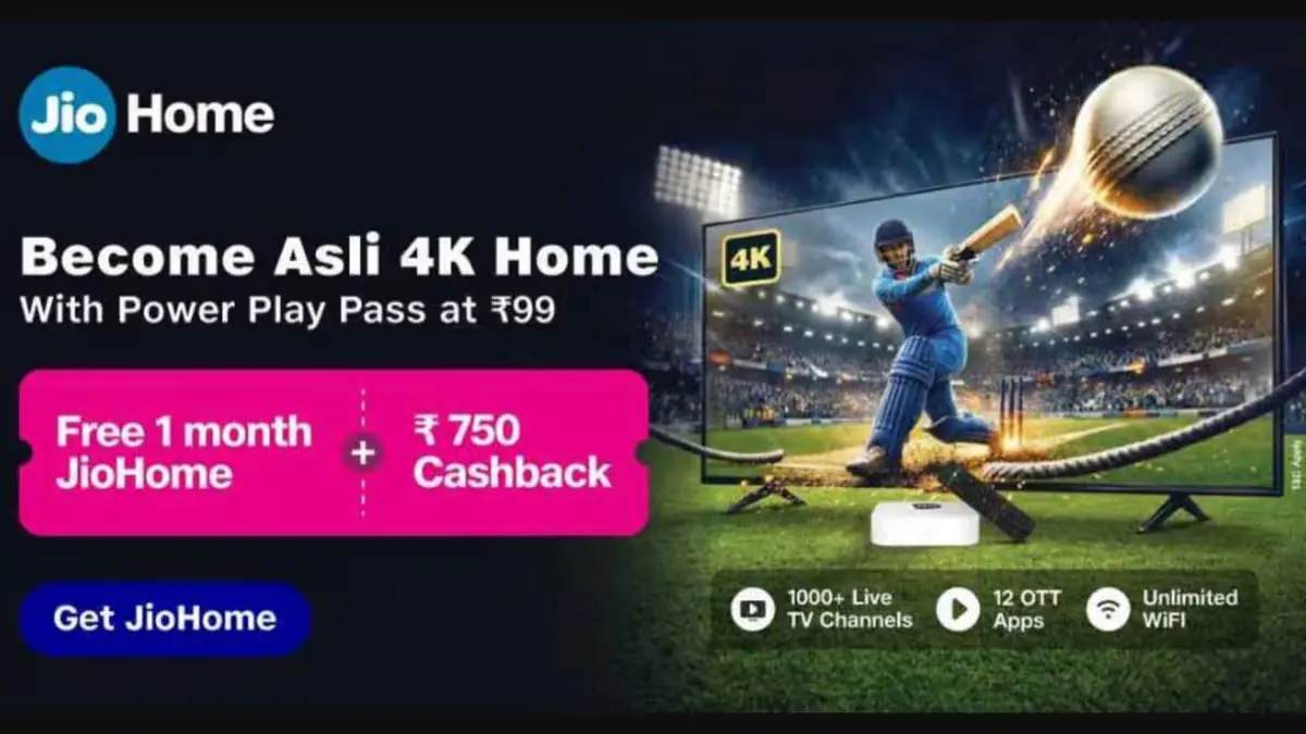 JioHome Unveils Cricket Offer With OTT Bundles and Cashback Perks for Indian Fans