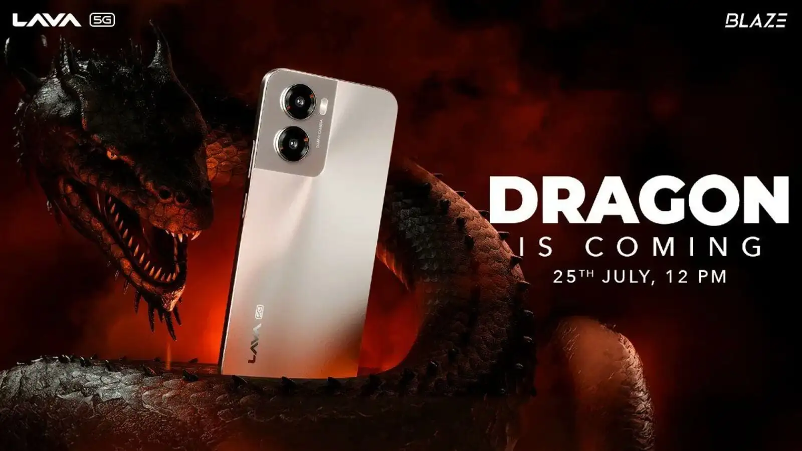 Lava Blaze Dragon 5G Roars into India with Snapdragon Power at ₹13,499
