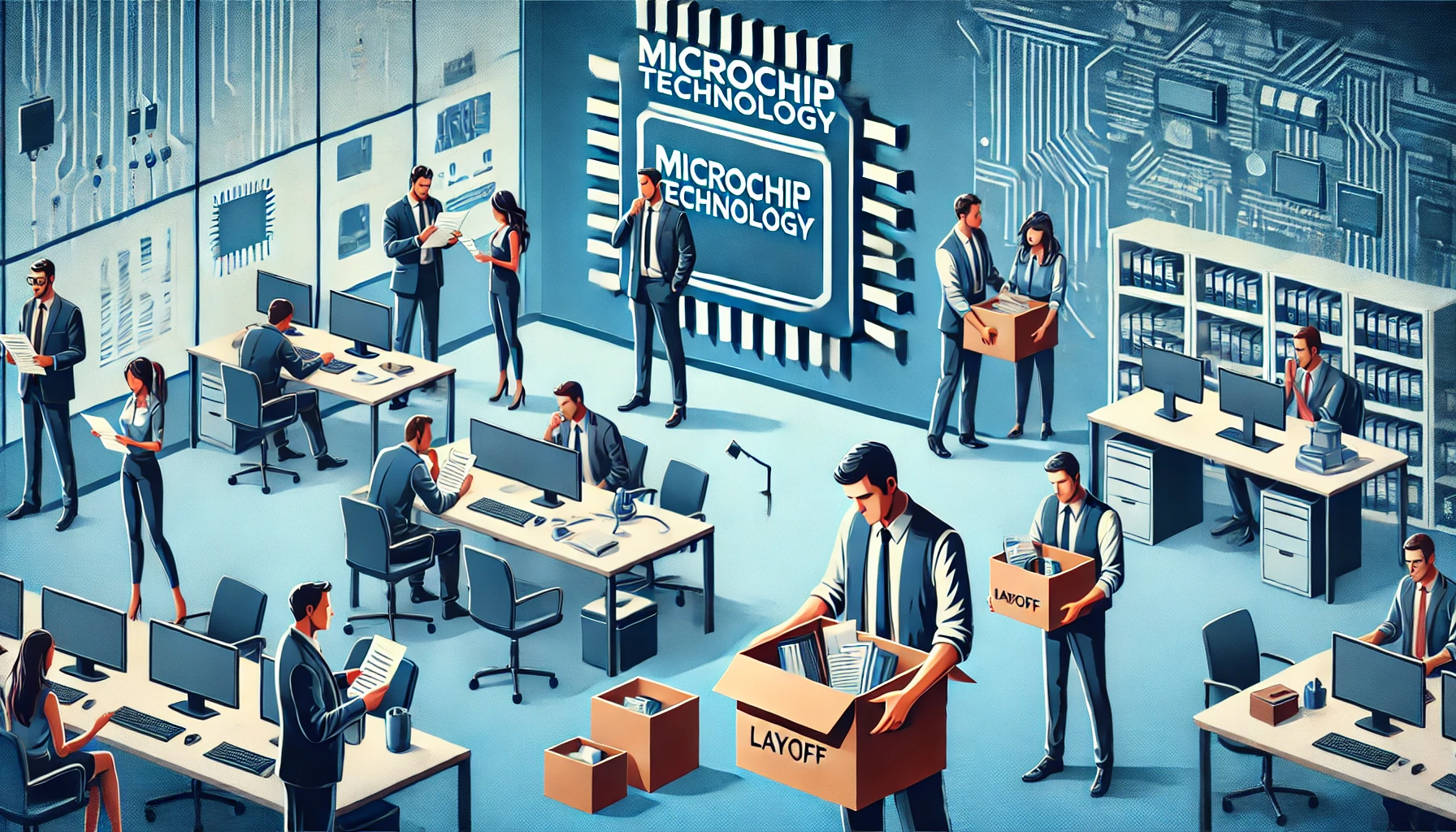 Microchip Technology to Cut 2,000 Jobs Amid Semiconductor Industry Slowdown