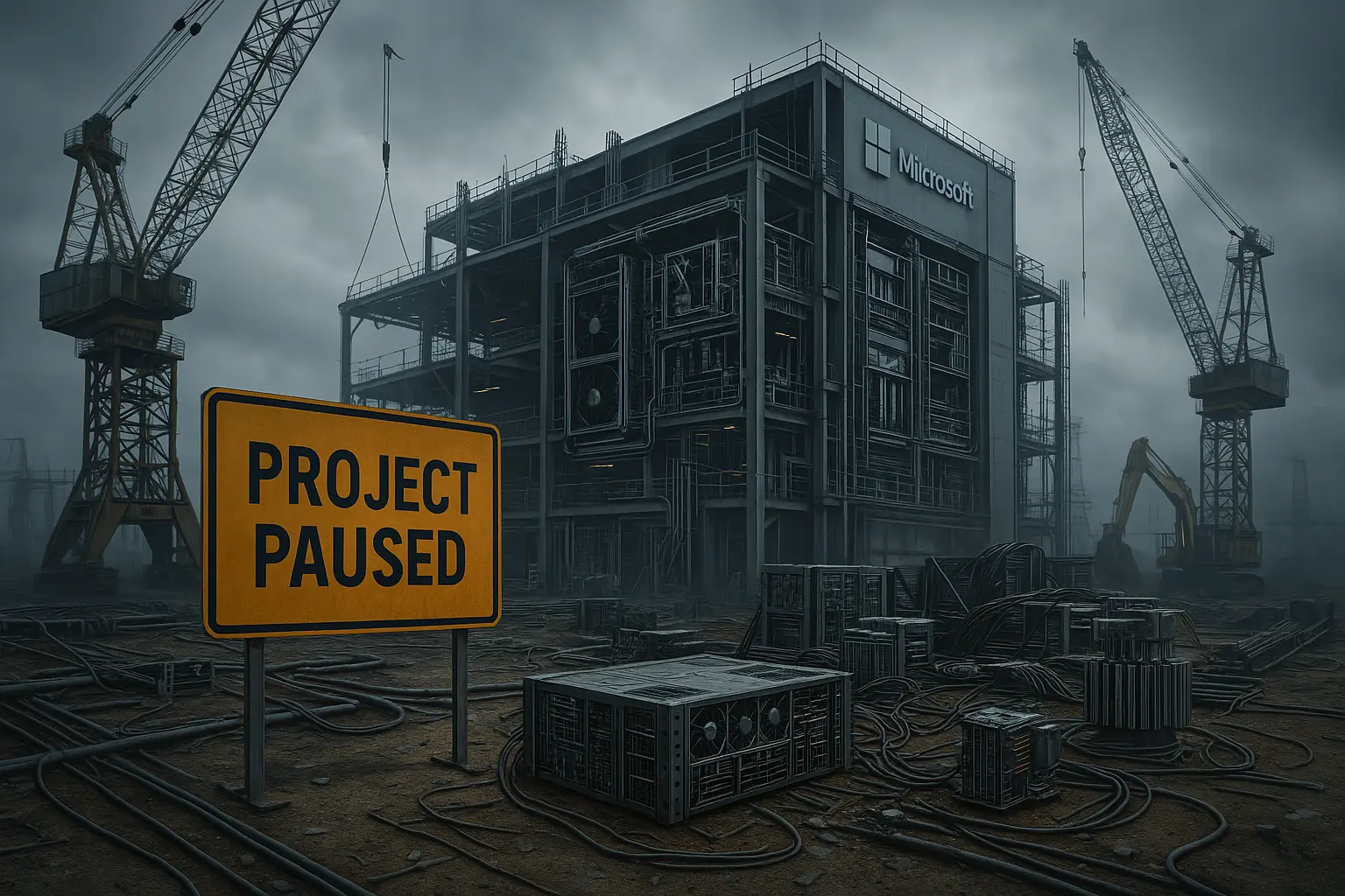 Microsoft Hits the Brakes on $1B AI Data Center Push, Pauses Ohio Project Amid Strategic Shift