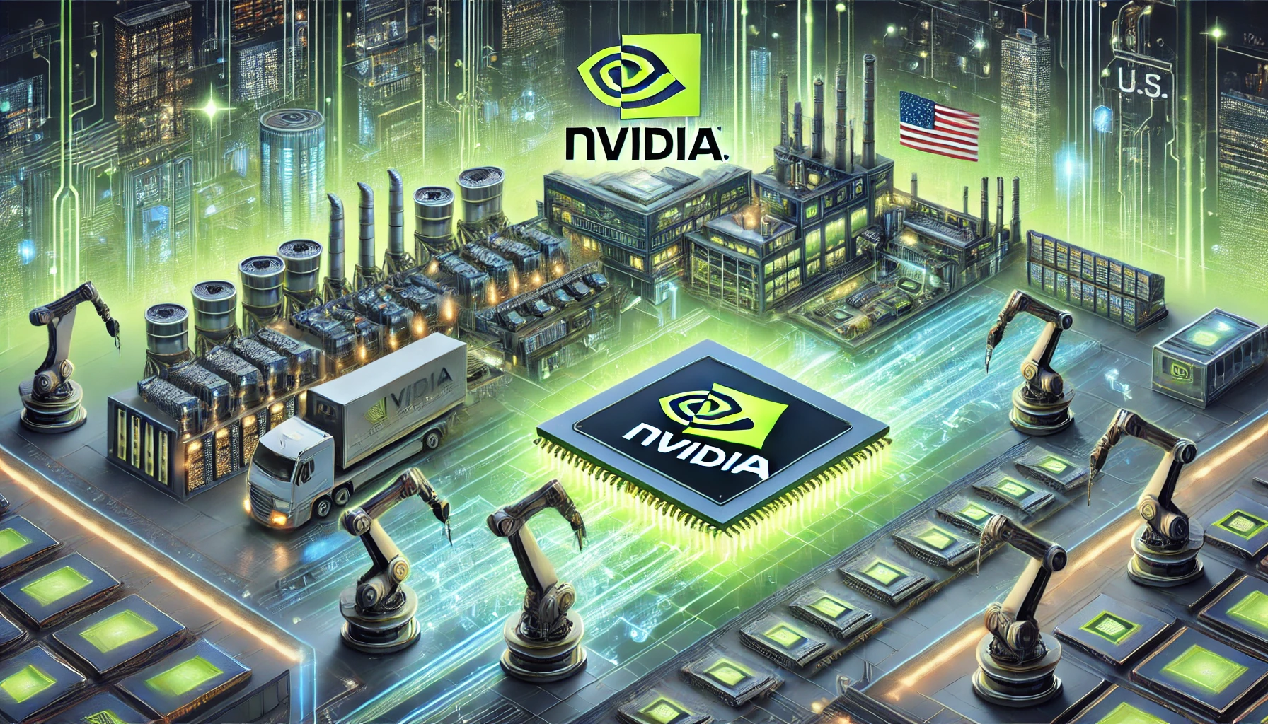 Nvidia to Pour Billions into U.S. Chip Production, Fueling AI Boom