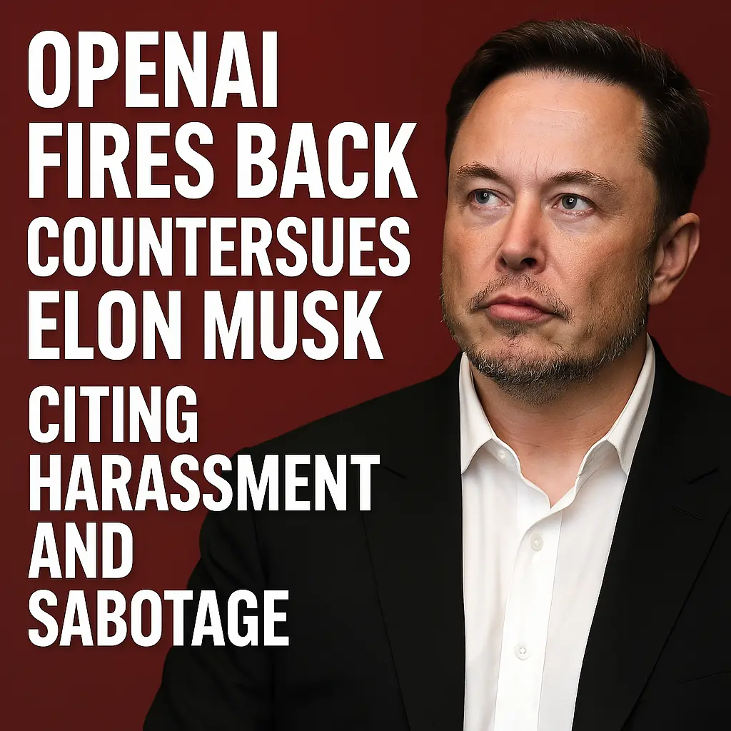 OpenAI Fires Back: Countersues Elon Musk, Citing Harassment and Sabotage