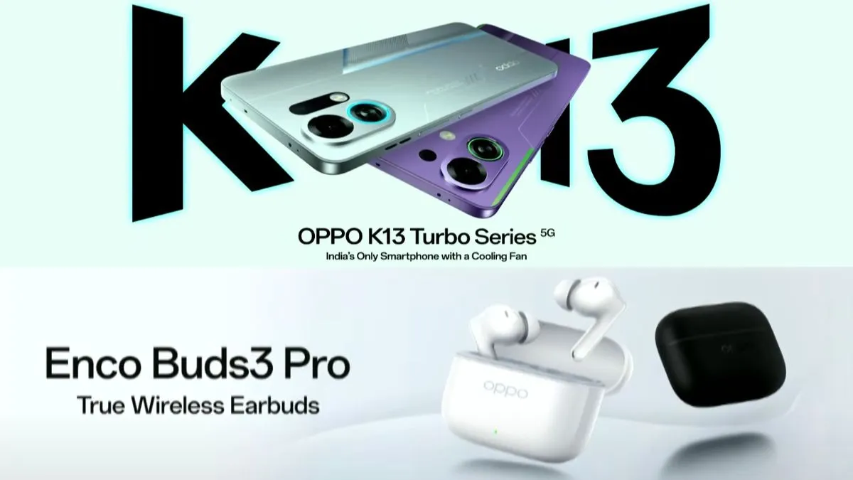 Oppo Unveils K13 Turbo Pro 5G and K13 Turbo 5G in India with Enco Buds 3 Pro