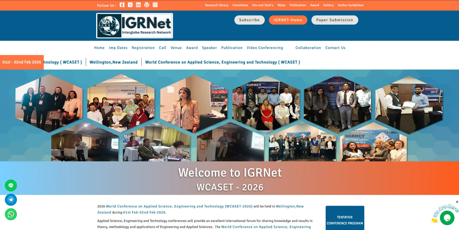 WCASET Conference to Spotlight Global Advances in Applied Science and Emerging Technologies