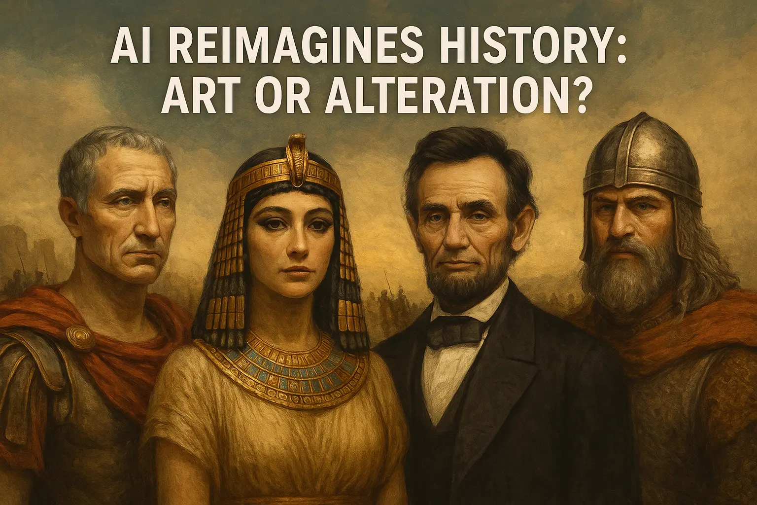 When the Past Meets the Algorithm: AI's Take on History